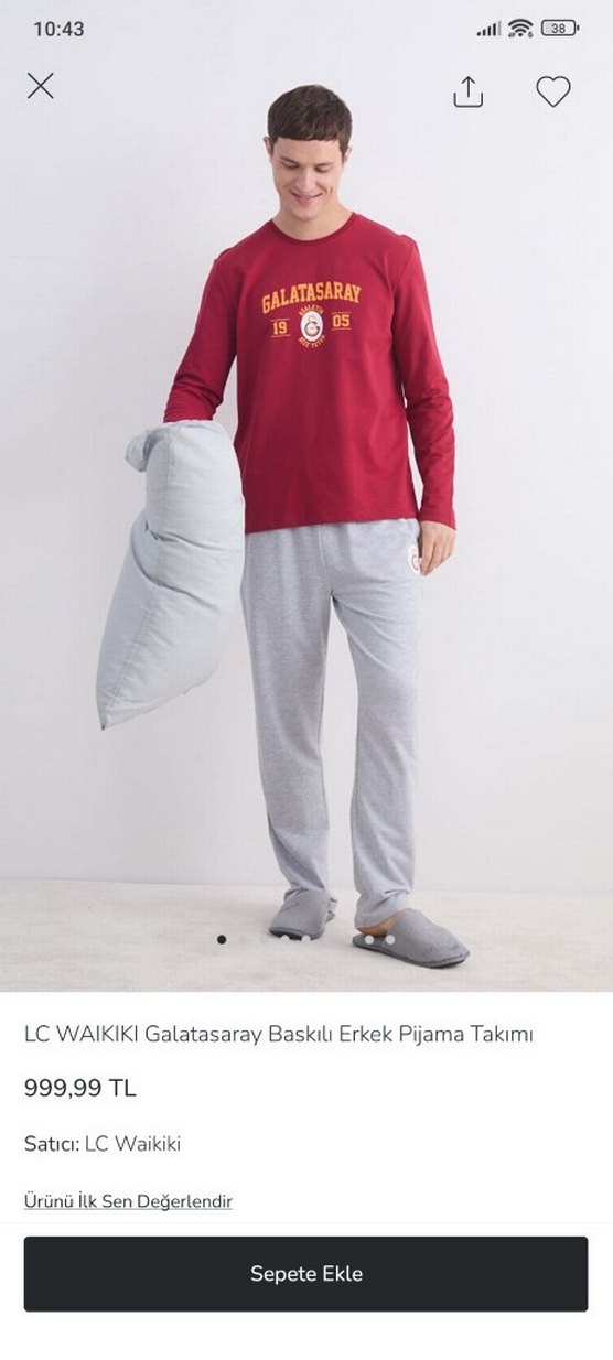 LC Waikiki Garfield Baskılı Erkek Pijama Takımı - Görsel 4