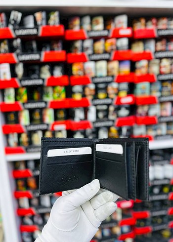 Siyah Baskılı Erkek Cüzdanı - Görsel 4