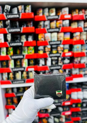 Siyah Baskılı Erkek Cüzdanı - Görsel 3