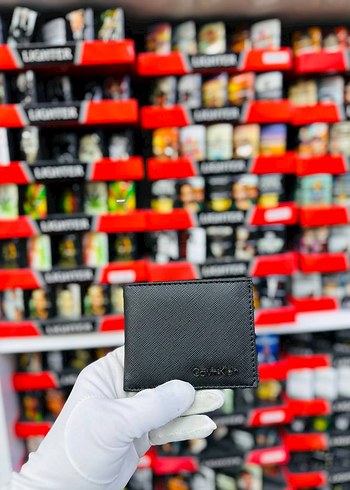 Siyah Baskılı Erkek Cüzdanı - Görsel 10