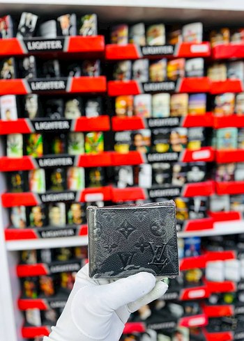 Siyah Baskılı Erkek Cüzdanı - Görsel 9