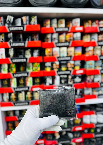 Siyah Baskılı Erkek Cüzdanı - Görsel 5