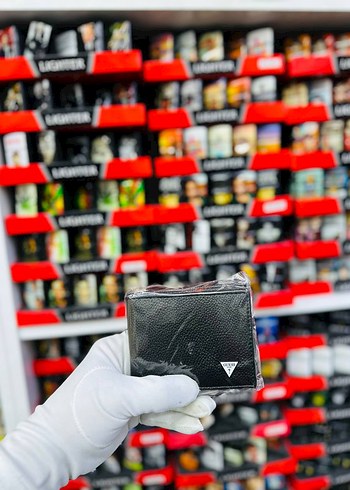 Siyah Baskılı Erkek Cüzdanı - Görsel 8