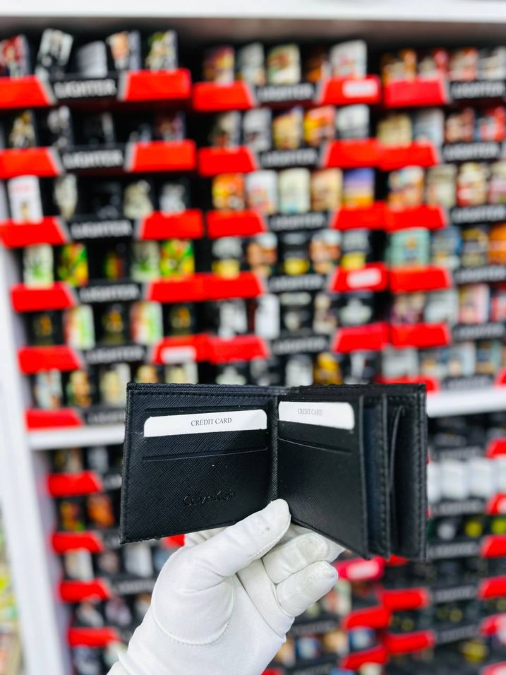 Siyah Baskılı Erkek Cüzdanı - Görsel 4