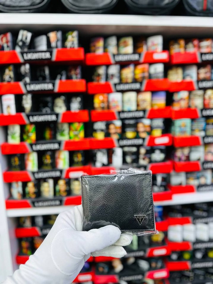 Siyah Baskılı Erkek Cüzdanı - Görsel 5