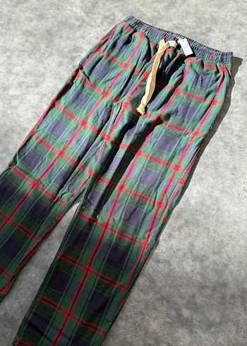 Erkek Çok Renkli Ekose Rahat Pijama Altı - Görsel 6