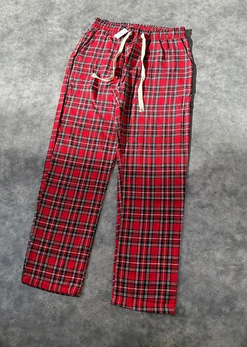 Erkek Çok Renkli Ekose Rahat Pijama Altı - Görsel 12