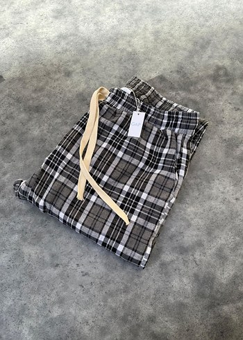 Erkek Çok Renkli Ekose Rahat Pijama Altı - Görsel 9