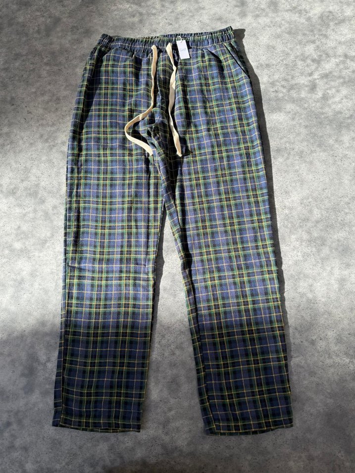 Erkek Çok Renkli Ekose Rahat Pijama Altı - Görsel 5