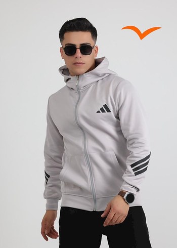 Kapüşonlu Erkek Haki Spor Ceket - Görsel 3