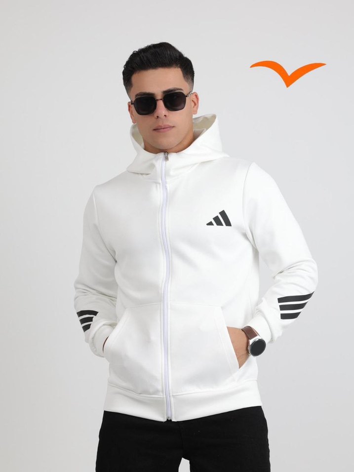 Kapüşonlu Erkek Haki Spor Ceket - Görsel 5