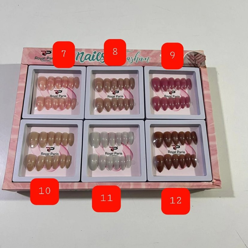 Royal Paris Çok Renkli Işıltılı Takma Tırnak Seti - Görsel 2