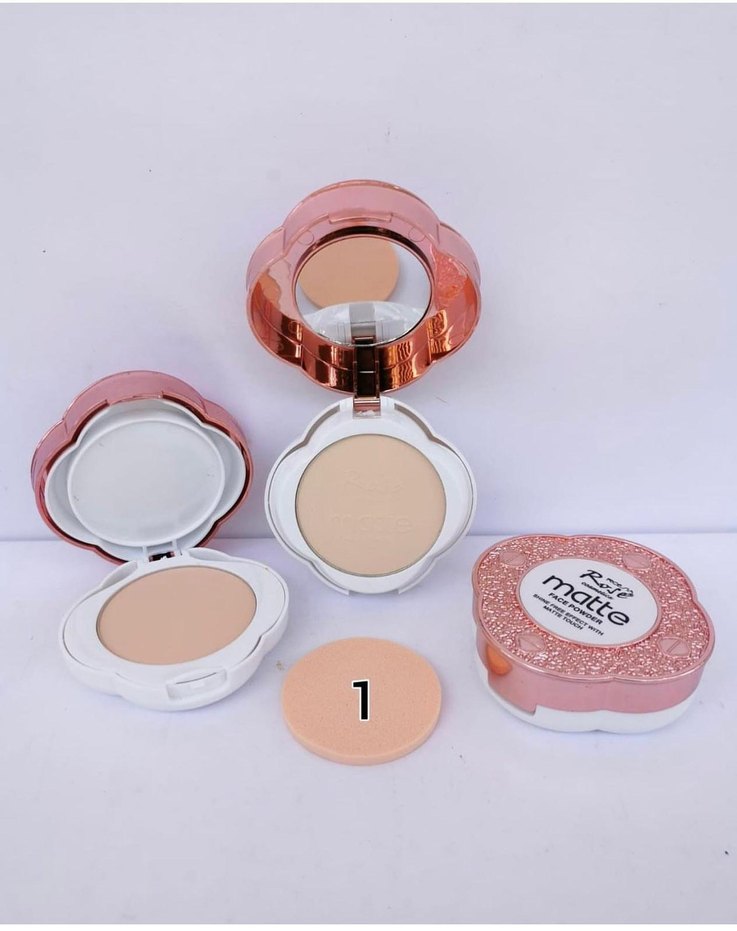 Bej Mat Pudra Kompakt - Görsel 2