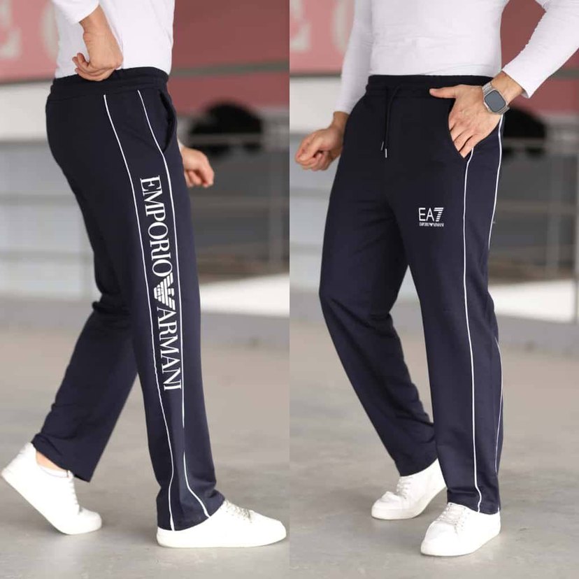 Calvin Klein Erkek Lacivert Baskılı Eşofman Altı - Görsel 4