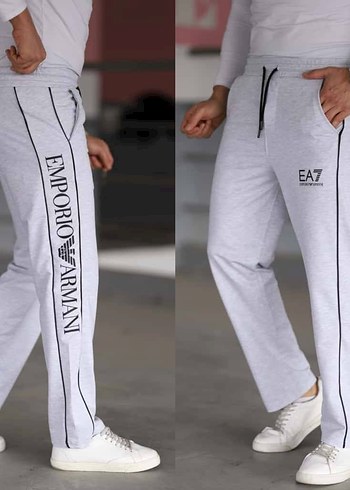 Calvin Klein Gri Baskılı Erkek Eşofman Altı - Görsel 4