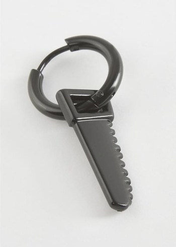 SKuru Kafa Erkek Çelik Küpeler - Görsel 3