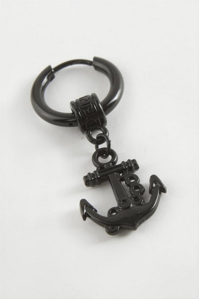 SKuru Kafa Erkek Çelik Küpeler - Görsel 5