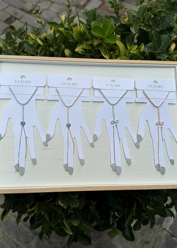 LUXURN Zincir Detaylı Kadın El Zinciri - Görsel 3