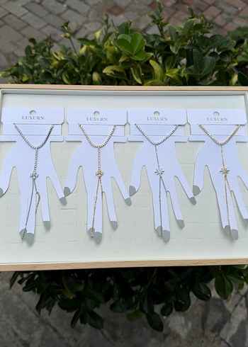 LUXURN Zincir Detaylı Kadın El Zinciri - Görsel 2