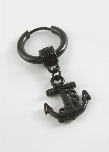 Gri Erkek Kurukafa Küpe - Görsel 6