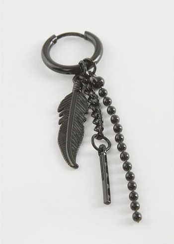 Gri Erkek Kurukafa Küpe - Görsel 13