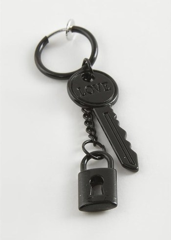 Siyah Erkek Punk Küpe - Görsel 7