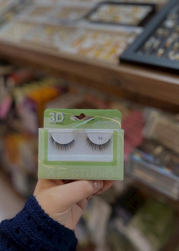 Bej Renkli Takma Kirpik Seti - Görsel 2