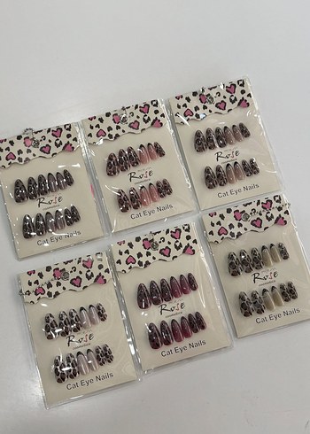 Kahverengi Cat Eye Tırnak Süslemeleri - Görsel 2