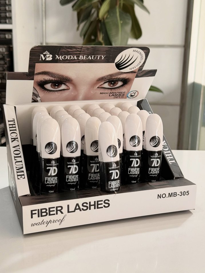 Moon Beauty 7D Fiber Lashes Siyah Maskara - Görsel 2
