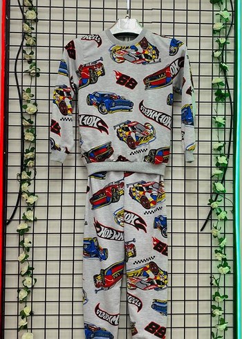 Örme Gri Marvel Baskılı Erkek Eşofman Takımı - Görsel 4