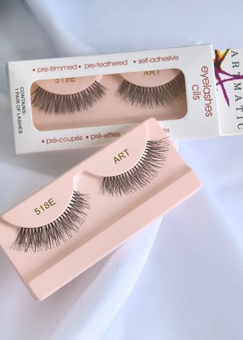 518E ART Pastel Bej Takma Kirpik - Görsel 3