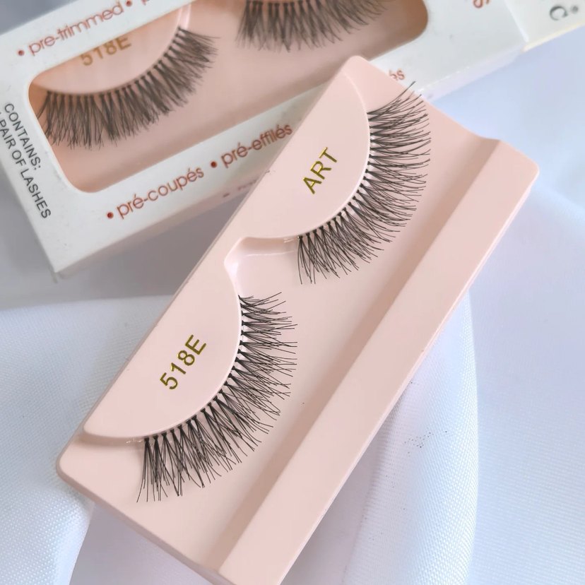 518E ART Pastel Bej Takma Kirpik - Görsel 2