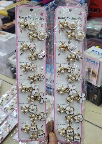 Boncuklu Çiçekli Çocuk Saç Tokası Seti - Görsel 11