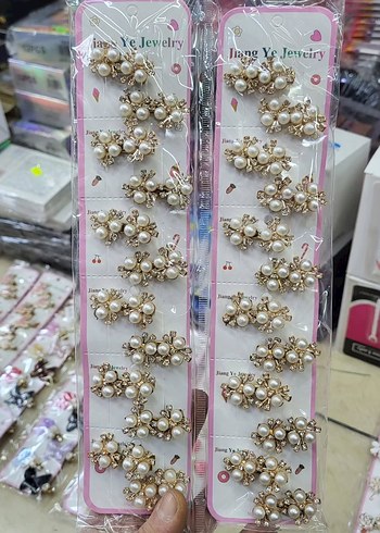 Boncuklu Çiçekli Çocuk Saç Tokası Seti - Görsel 10