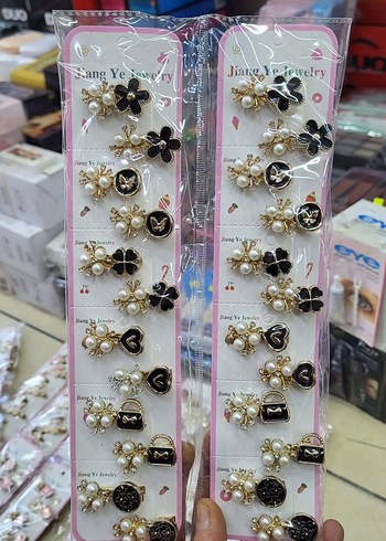 Boncuklu Çiçekli Çocuk Saç Tokası Seti - Görsel 12