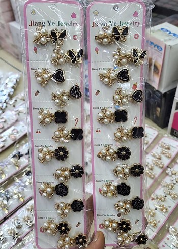 Boncuklu Çiçekli Çocuk Saç Tokası Seti - Görsel 3