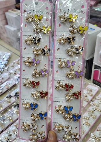 Boncuklu Çiçekli Çocuk Saç Tokası Seti - Görsel 8