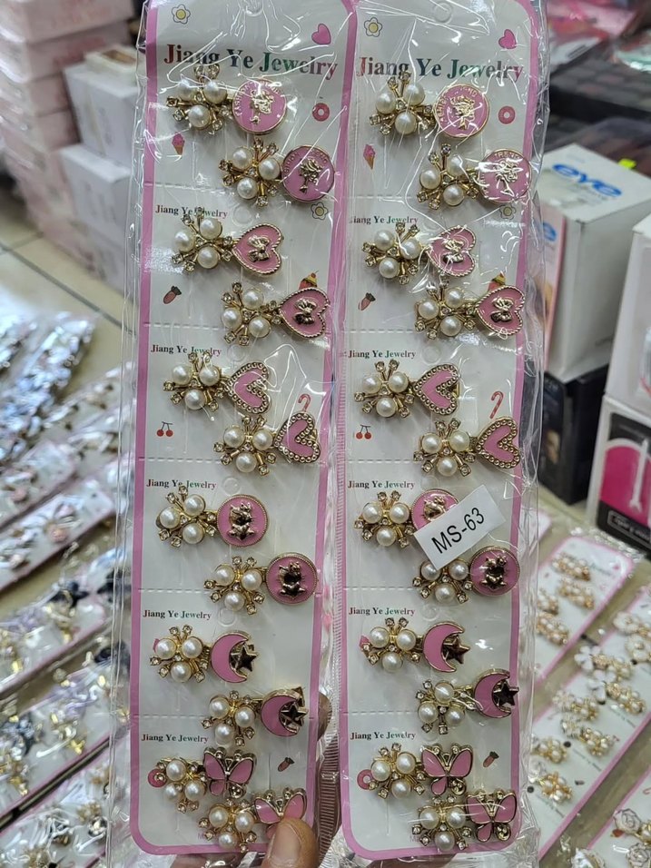 Boncuklu Çiçekli Çocuk Saç Tokası Seti - Görsel 4