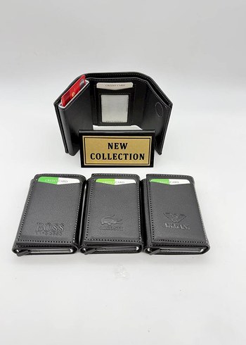 Siyah Desenli Erkek Cüzdan - Görsel 2