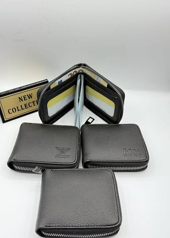 Gri Fermuarlı Erkek Cüzdanı - Görsel 2