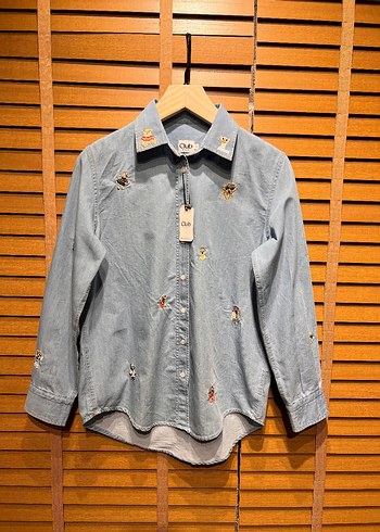 Kadın Camel Renkli Baskılı Denim Pantolon - Görsel 6