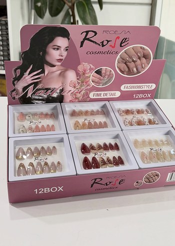 Bej Işıltılı Tırnak Süsü Seti - Görsel 2