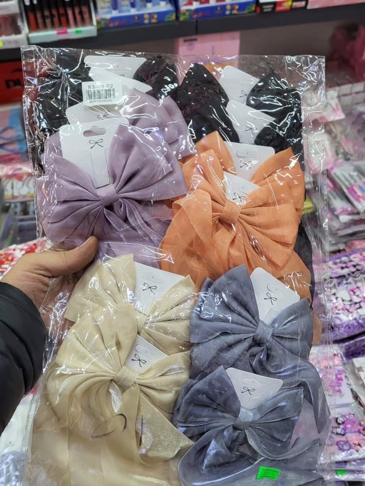 Çok Renkli Bağlamalı Şeritli Saç Bantları - Görsel 2