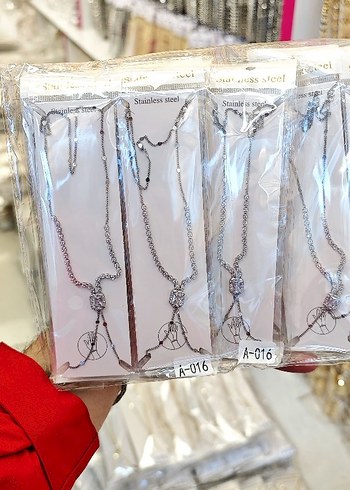 Altın Renk Zincir Detaylı Kadın El Zinciri - Görsel 9