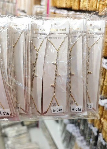 Altın Renk Zincir Detaylı Kadın El Zinciri - Görsel 14