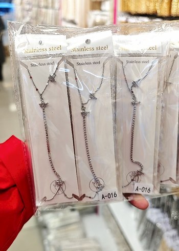 Altın Renk Zincir Detaylı Kadın El Zinciri - Görsel 18