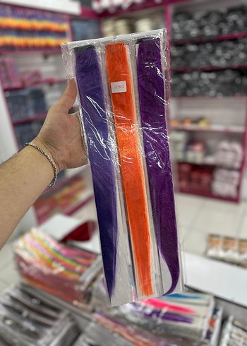 Renkli Parlak Saç Kurdelesi Seti - Görsel 7