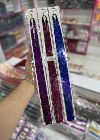 Renkli Parlak Saç Kurdelesi Seti - Görsel 2