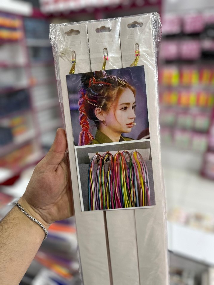 Renkli Parlak Saç Kurdelesi Seti - Görsel 5