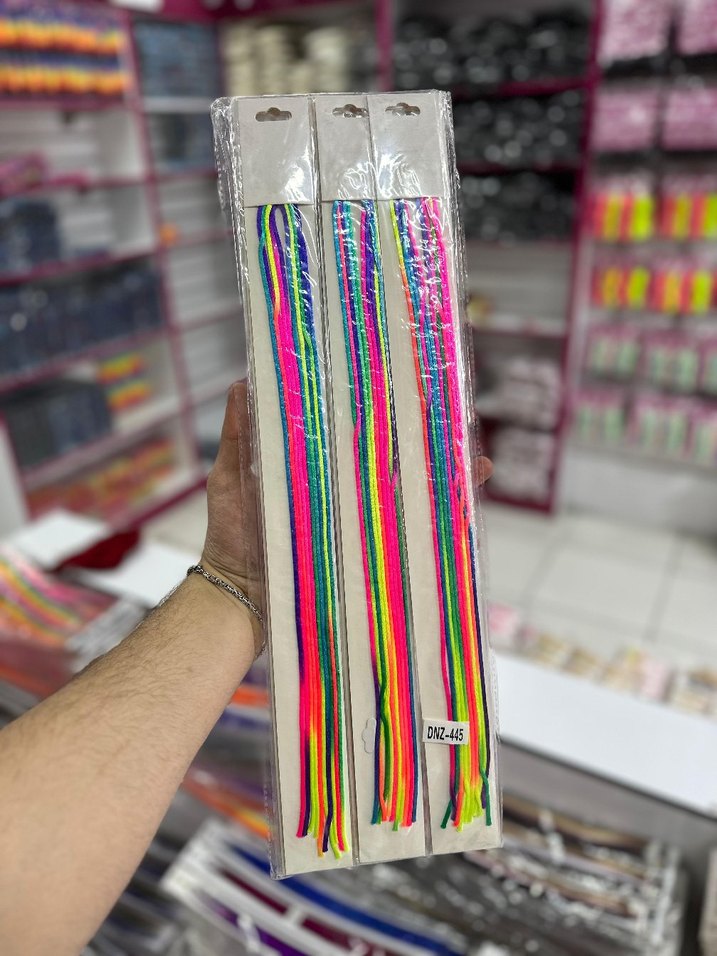 Renkli Parlak Saç Kurdelesi Seti - Görsel 4